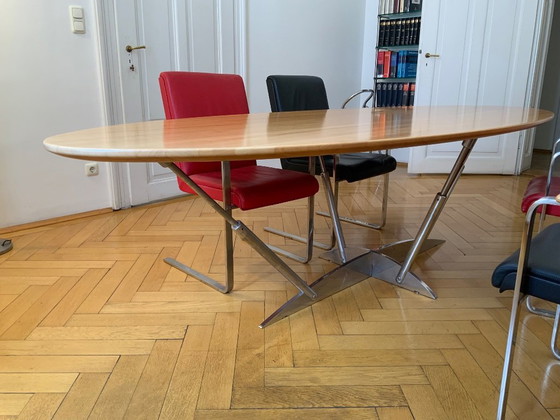 Image 1 of Mesa de conferencias/comedor con 4 sillas