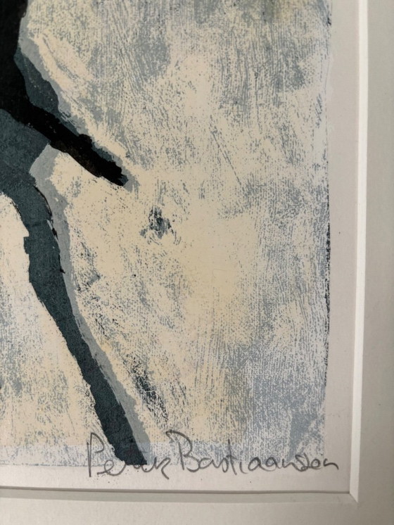 Image 1 of Sérigraphie Peter Bastiaanssen Chien sur chaise 2