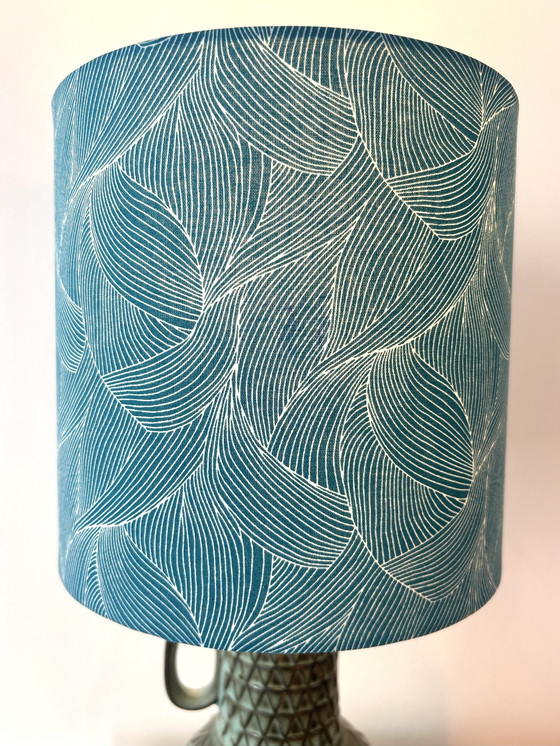 Image 1 of Zeldzame keramische lamp, gemaakt van een vaas door Bodo Mans voor Bay Keramik.