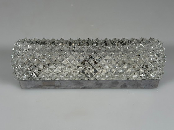 Image 1 of 60er 70er Jahre Wandlampe Wandleuchte von Glashütte Limburg Germany Space Age