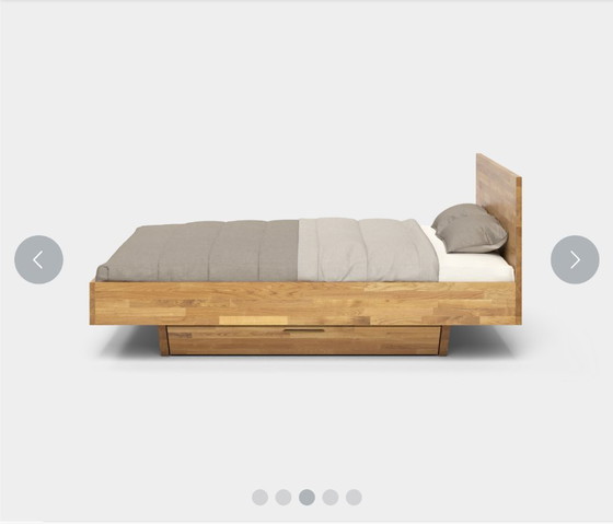 Image 1 of Floating oak bed frame from Frohraum.de / B34-SK