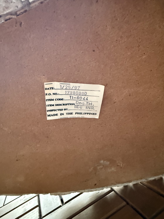 Image 1 of Tavolo da pranzo vintage in pietra Mactan di Magnussen Ponte