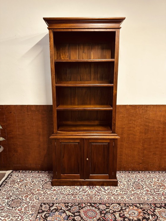 Libreria classica inglese – Librerie, Wood, Brass (photo 2 of 9)