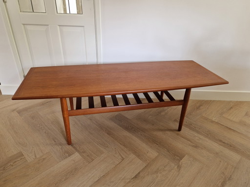 Tavolino da caffè vintage in teak Grete Jalk