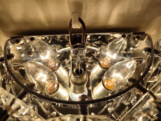 Image 1 of Crystal wall sconce. Germany, 1970s.