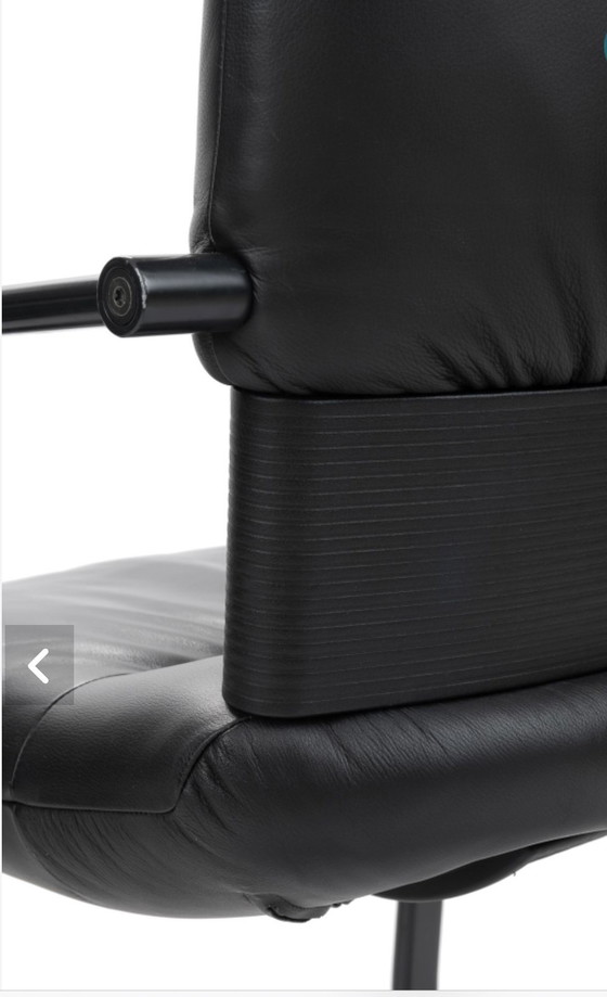 Image 1 of Sillón Mario Bellini para Vitra Figura Imago de 1986 en cuero negro