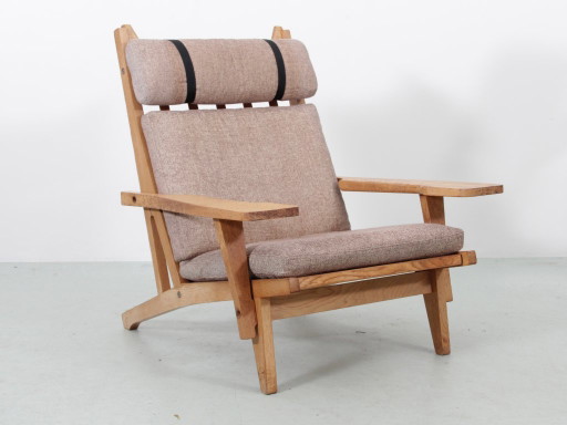 Par de sillones escandinavos GE 375, con 1 par de reposabrazos. – fauteuils, Wood (photo 2 of 18)
