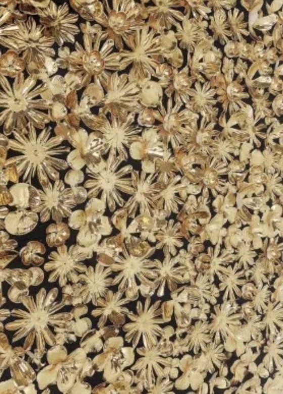 Image 1 of Kare painting gold flowers