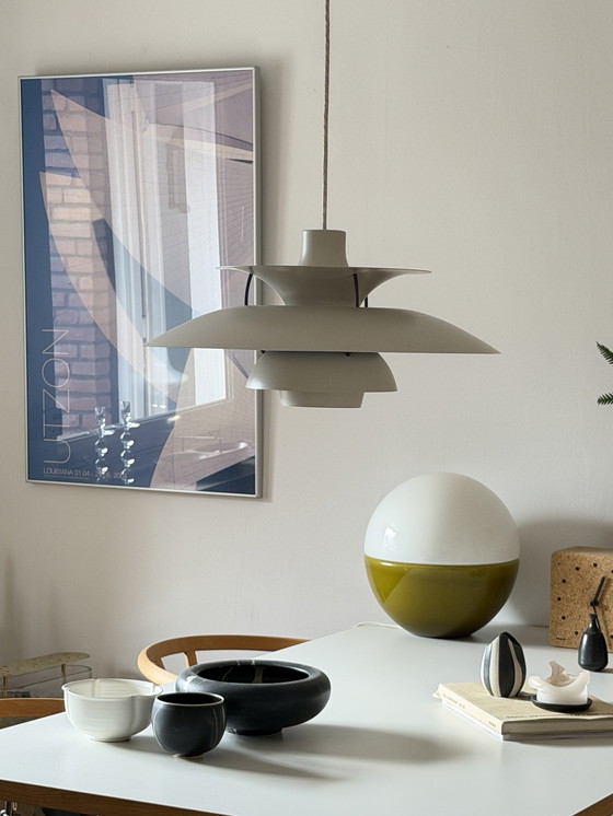Image 1 of Louis Poulsen PH 5 pendant lamp, designed by Poul Henningsen, in Classic White