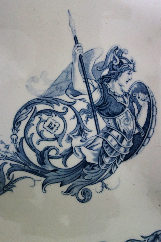 Image 1 of Pequeña compotera renacentista de loza de hierro procedente de Clairefontaine, siglo XIX