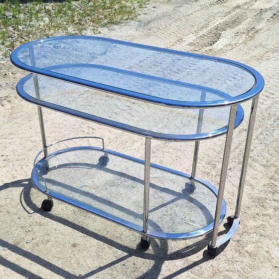 Image 1 of Credenza anni '70 in metallo cromato