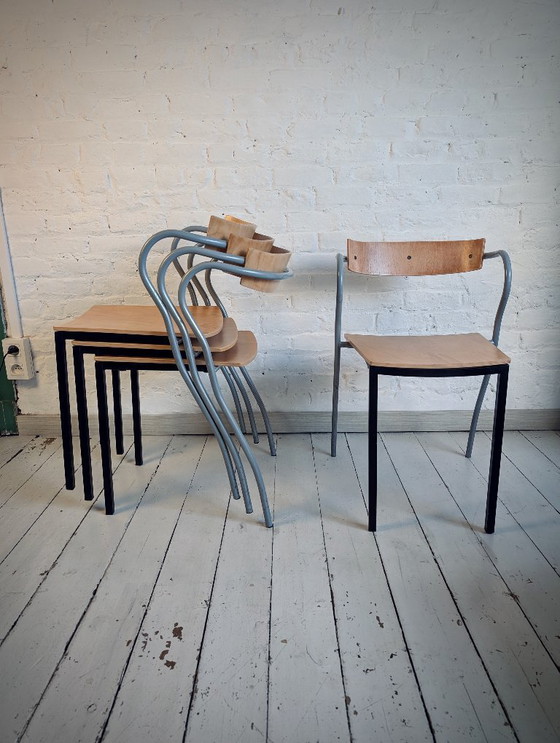 Image 1 of 6x Artelano stackable "Rio" chairs by Pascal Mourgue