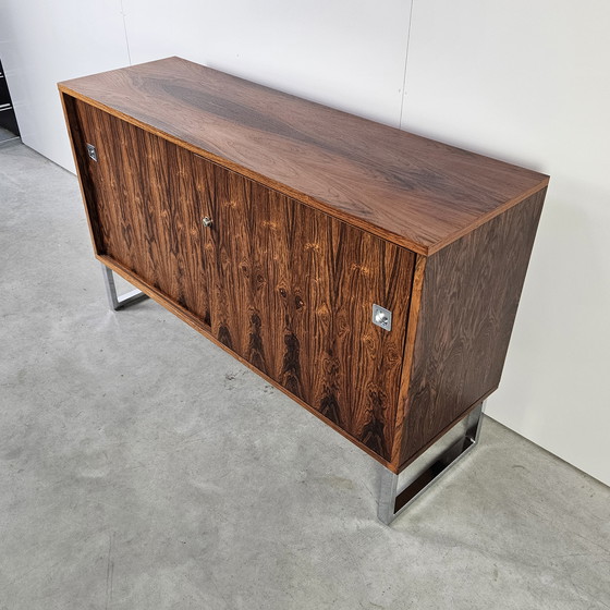 Image 1 of Credenza vintage con ante scorrevoli, palissandro
