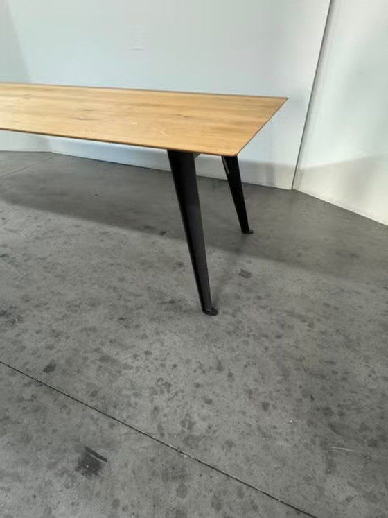 New Bert Plantagie Oak Dining Table Rectangular 260x110x76cm – Wood (photo 2 of 5)