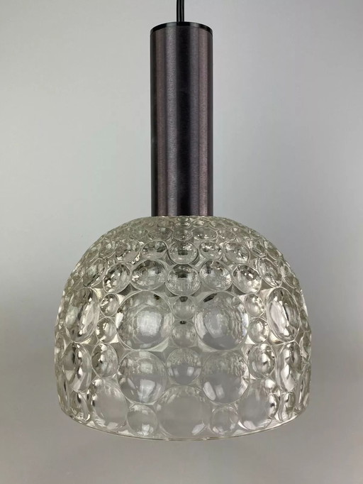 60's 70's Lampe Lampe suspendue verre Plafonnier Space Age Design 60's