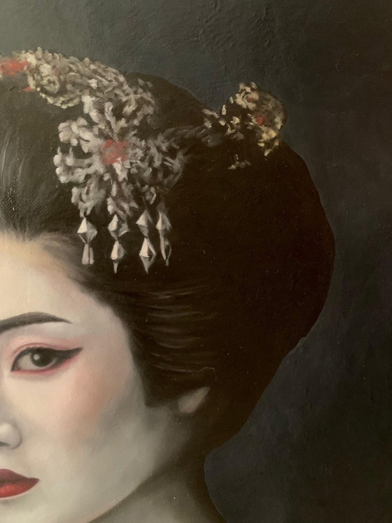 Image 1 of J. Hanter - Vigilia de seda y margaritas