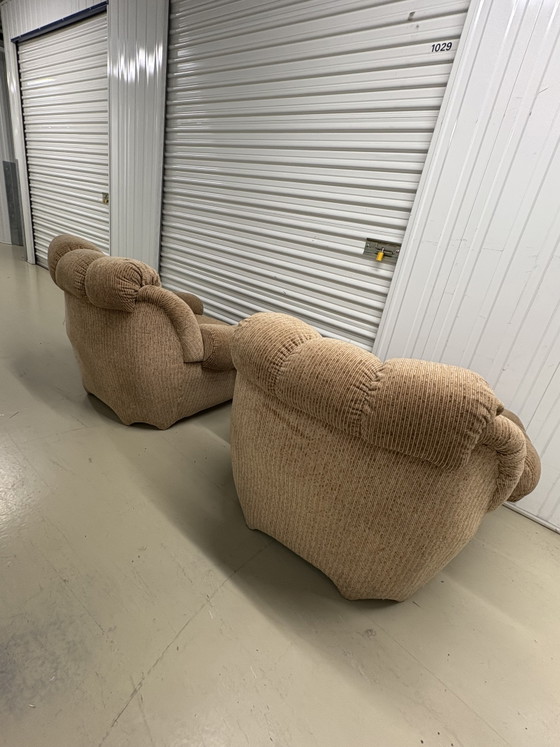 Image 1 of 2 chaises vintage italiennes de style spatial