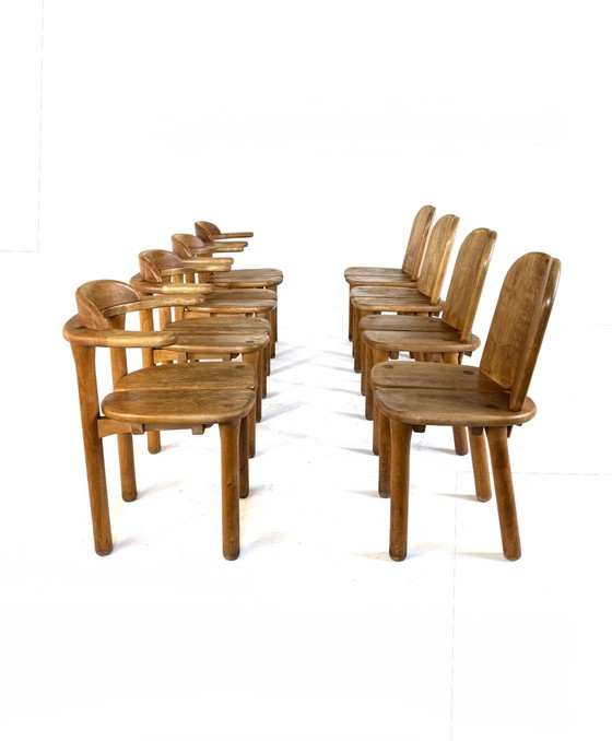 Image 1 of 4x vintage eetkamerstoel ‘Opus’, Erwin Berghammer ‘80