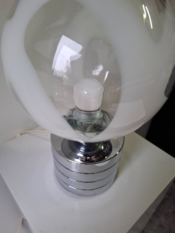 Image 1 of 1 lampe de table Space Age en verre de Murano