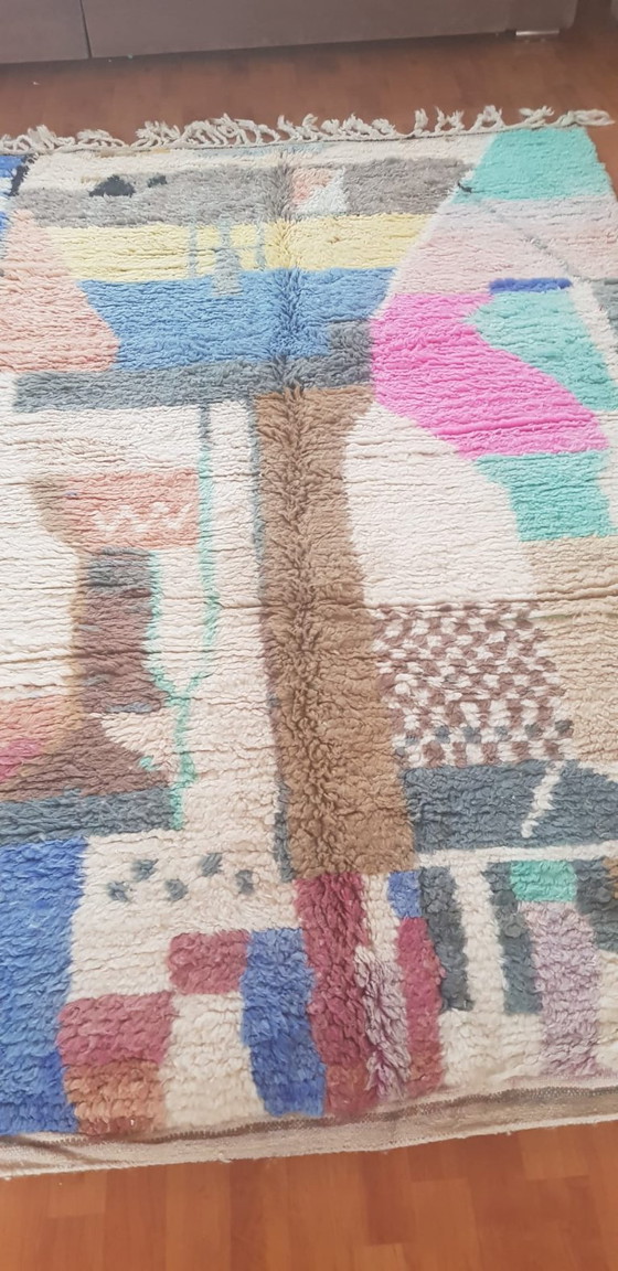 Image 1 of Handgeknoopt Berber kleed wol 237x153cm