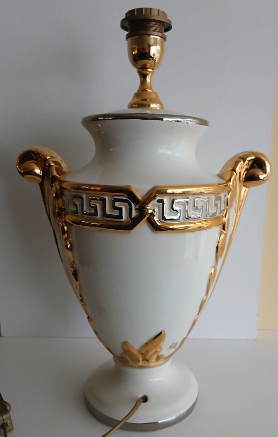 Image 1 of Tafellamp Porselein - Italy - 1970's