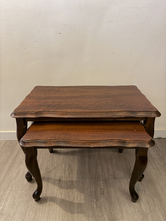 Image 1 of Set di 2 tavolini laterali Queen Ann