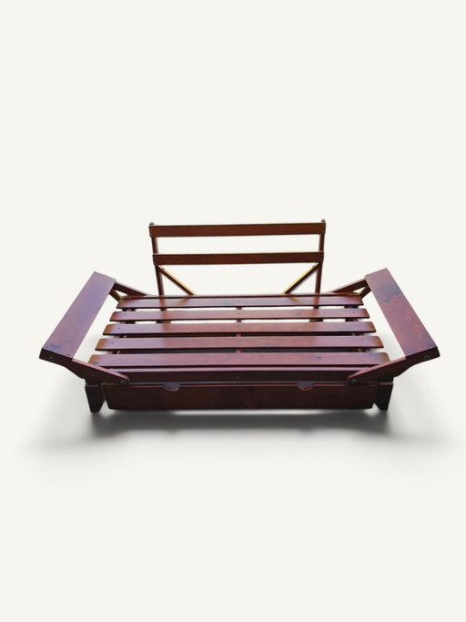 Structure De Banquette-Lit Convertible En Bois Avec Tiroir De Rangement – slaapbanken, Wood (photo 2 of 5)
