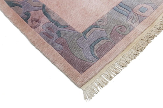 Original Modern Designer Highland Wool Rug Nepal 259 x 248 cm, Rugs & carpets, Pink (photo 5 of 9)