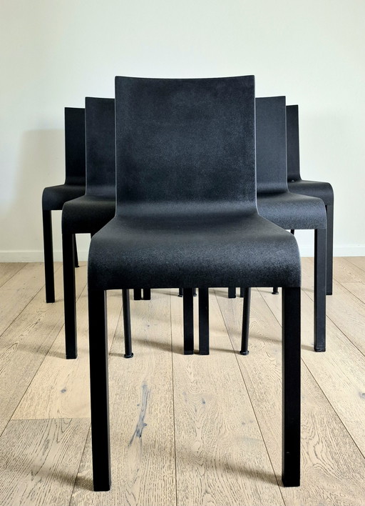 6X - 03 eetkamerstoelen van Maarten Van Severen - VITRA