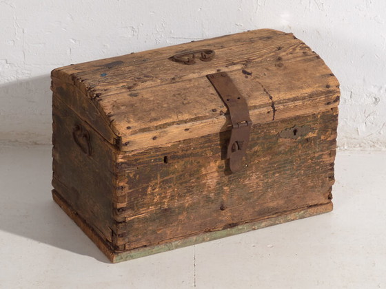 Baule antico in stile primitivo (c.1900) #4 – Cassettiere (photo 13 of 40)