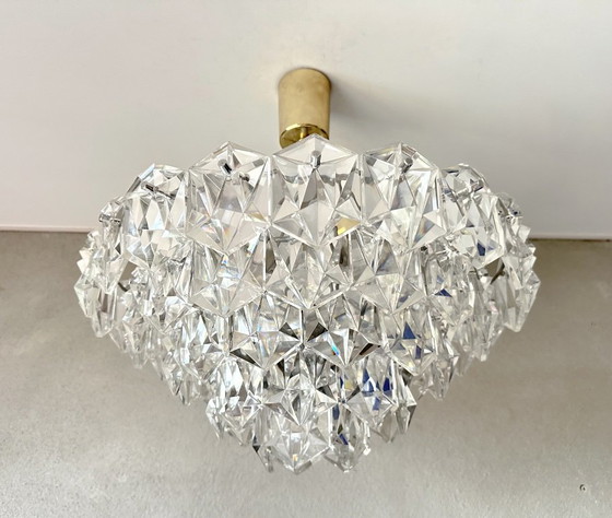 Vintage Grote Kinkeldey Kroonluchter – Crystal, Glass (photo 7 of 11)