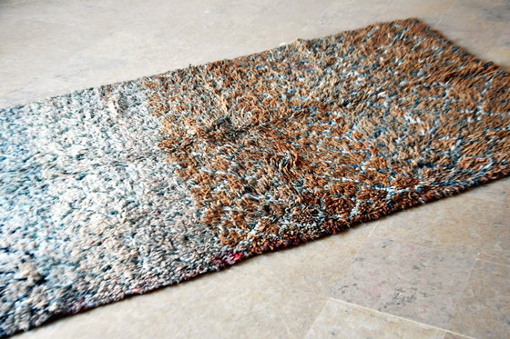 Image 1 of Earthy Tone Vintage Moroccan Boujaad Rug – 228 x 141 cm