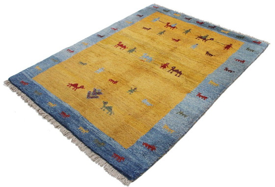 Image 1 of Alfombra persa original Gabbeh Ghashghai alfombra oriental 183 cm x 140 cm natural antiguo