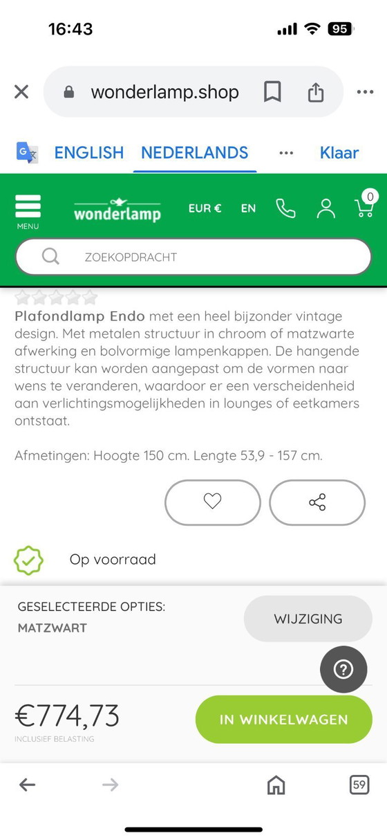 Image 1 of Kronleuchter Aromas del Campo, Endo, Chrom