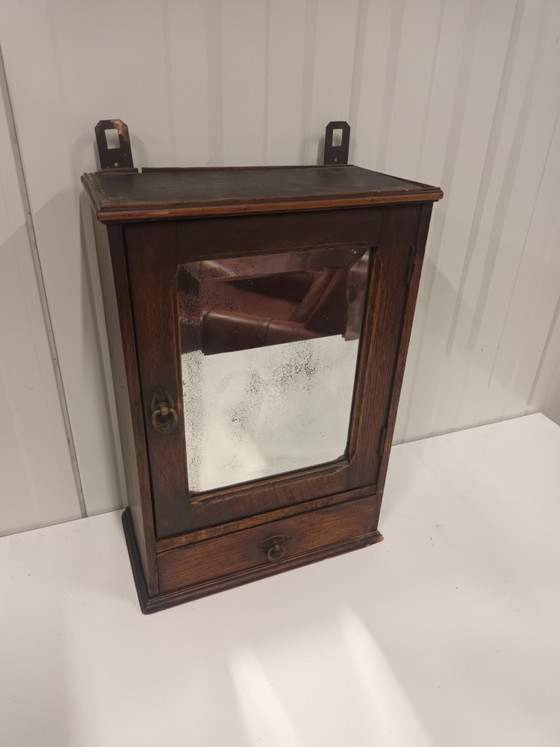 Image 1 of Antique mirror cabinet