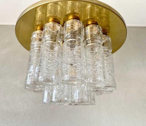 Vintage Glashütte Limburg Plafondlamp