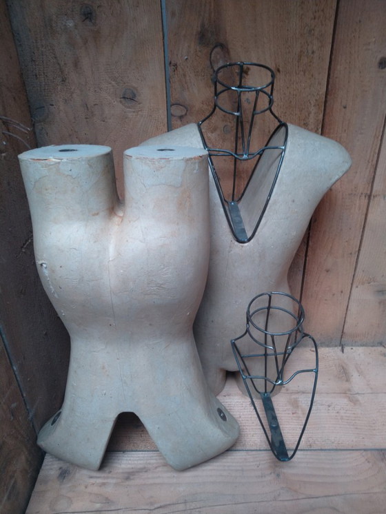 Image 1 of Torsos de maniquí con abertura en V - juego de 3