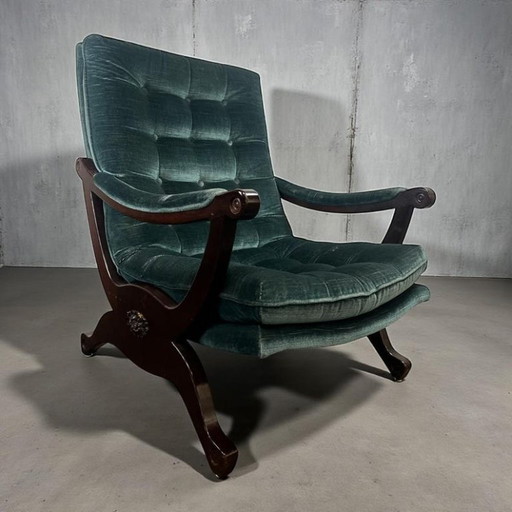 Sillón estilo Imperio vintage / individual / sillón club