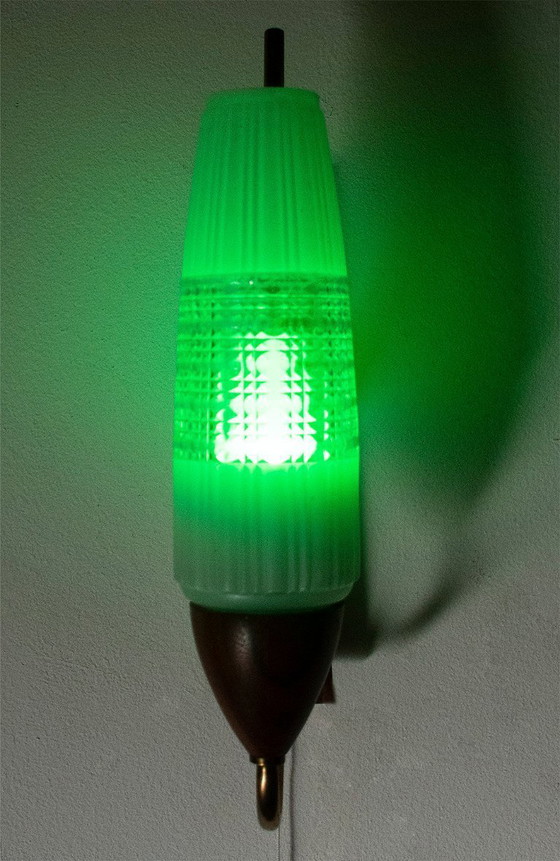 Image 1 of 4 lampade da parete vintage anni '60, design scandinavo