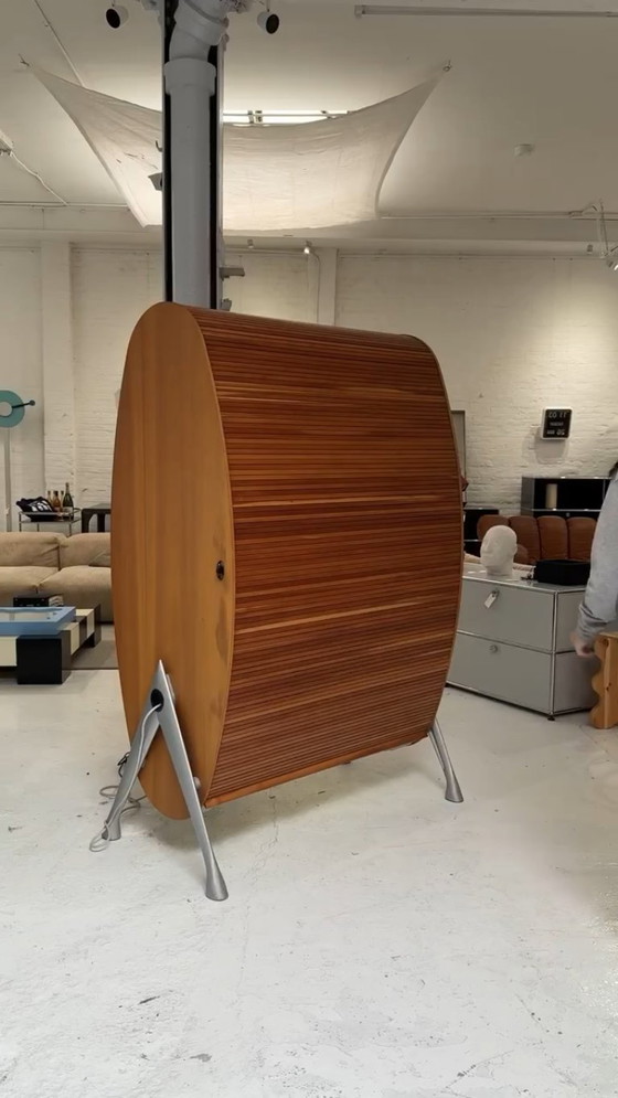 Image 1 of Tagliabue Tambour Design Kast / Bureau Door Cozza & Mascheroni