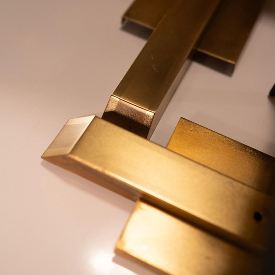 Applique Hollywood Regency in ottone dorato di Maison Charles per Deknudt, anni '70, Set di 2 – Metal (photo 5 of 18)