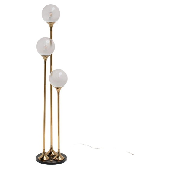 Luciano Frigerio Lámpara de pie escultórica Gaetano de latón, Italia 1960 – Lámparas de pie, Brass (photo 3 of 24)