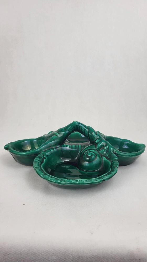 Plat de service en céramique Vallauris – Vaisselle, Porcelain, Ceramic, Vintage (photo 11 of 11)