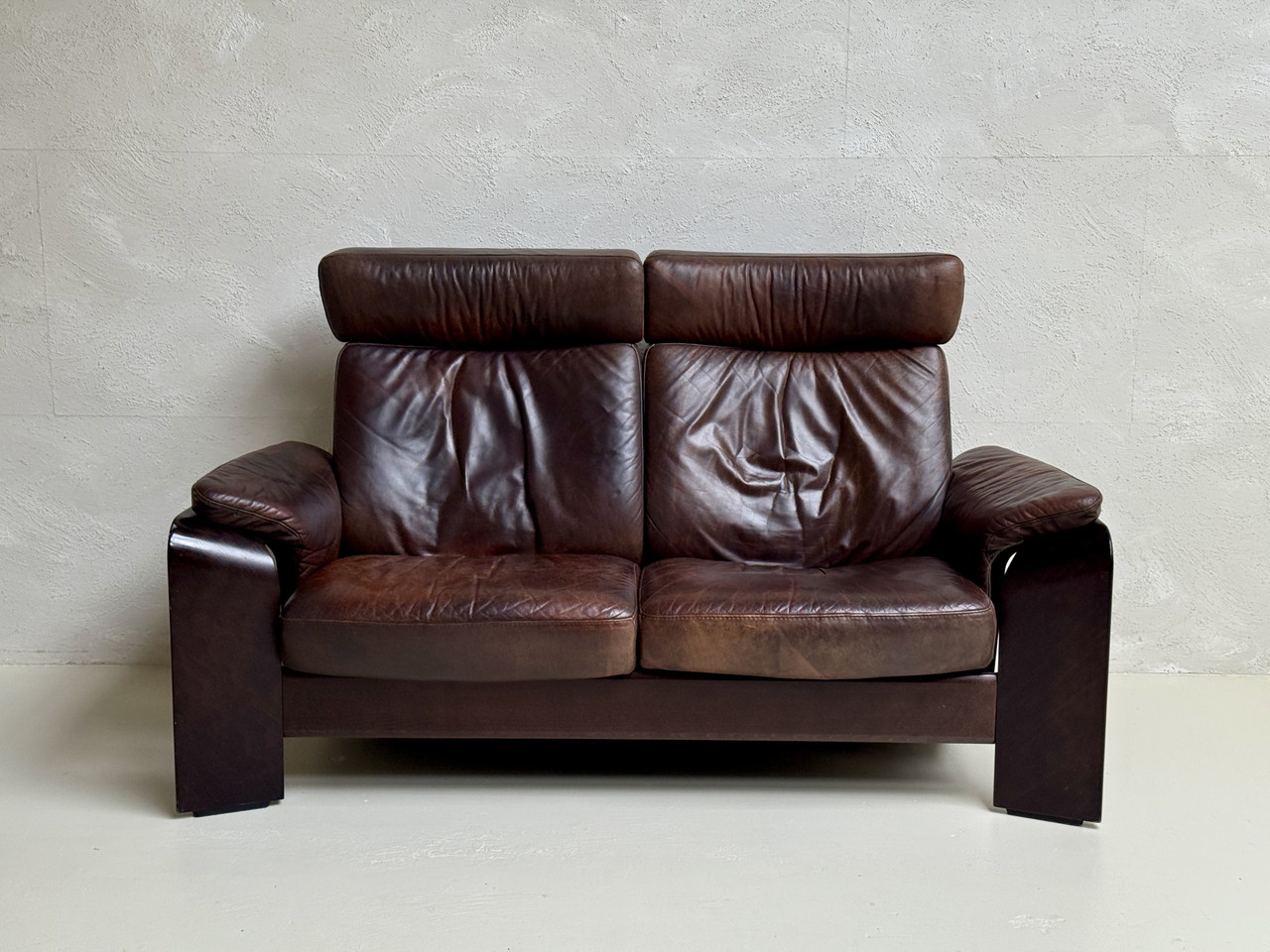 Stressless Arion Cuir Deux Places Rouge Canapé Manuel Fonction