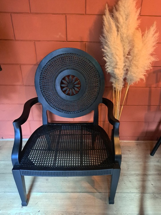 Vintage Cane Chair – Armchairs, Rattan (photo 5 of 5)