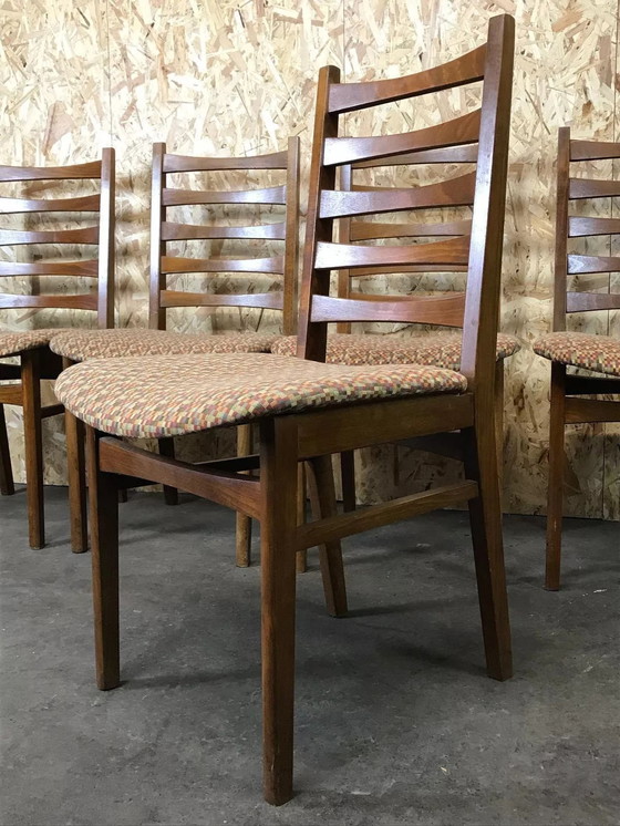 Image 1 of 5x 60s 70s chairs Dining Chair Dining chairs Danish Design 60s