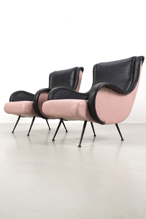2x Fauteuil vintage