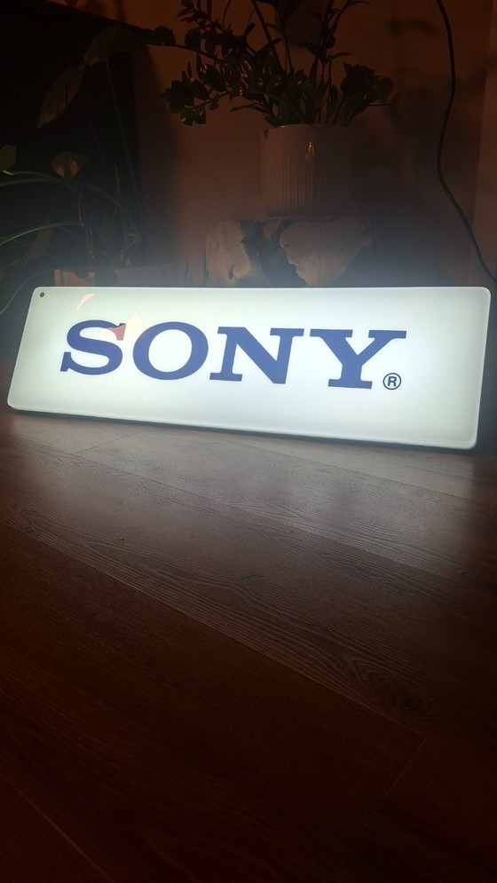 Vintage SONY neon sign – original dealer advertising sign – Decorative Objects, Plastic (photo 4 of 5)