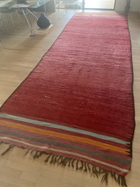 Tappeto berbero vintage, Rehamna, 190 / 60O cm, Oggetti decorativi, Altro, Arancione (foto 4 di 5)