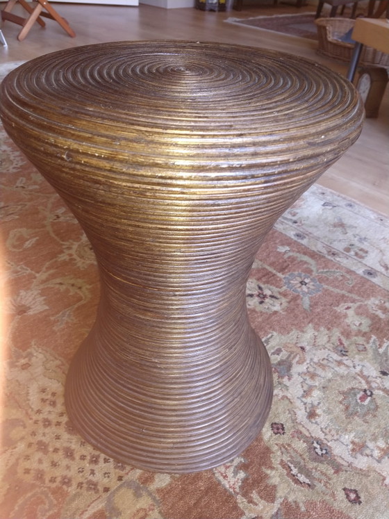 Boho Rattan Sanduhr Beistelltisch – Beistelltische (photo 2 of 10)